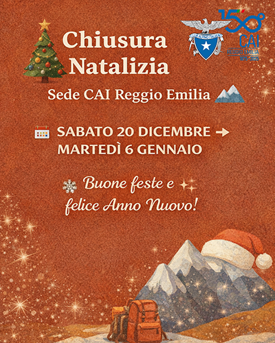 Chiusura Natalizia CAI Reggio Emilia
